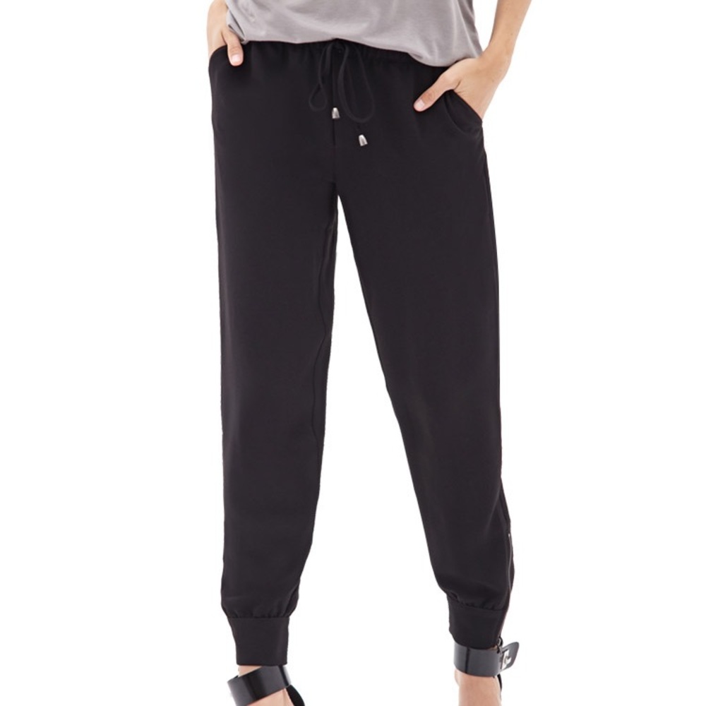 Black jogger pants